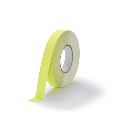 H3401F Fluorescent Yellow Standard Safety Grip 25mm - Heskins