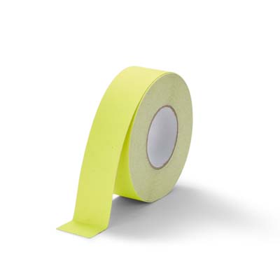 H3401F Fluorescent Yellow Standard Safety Grip 50mm - Heskins